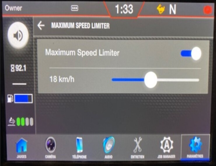 Max Speed limiter